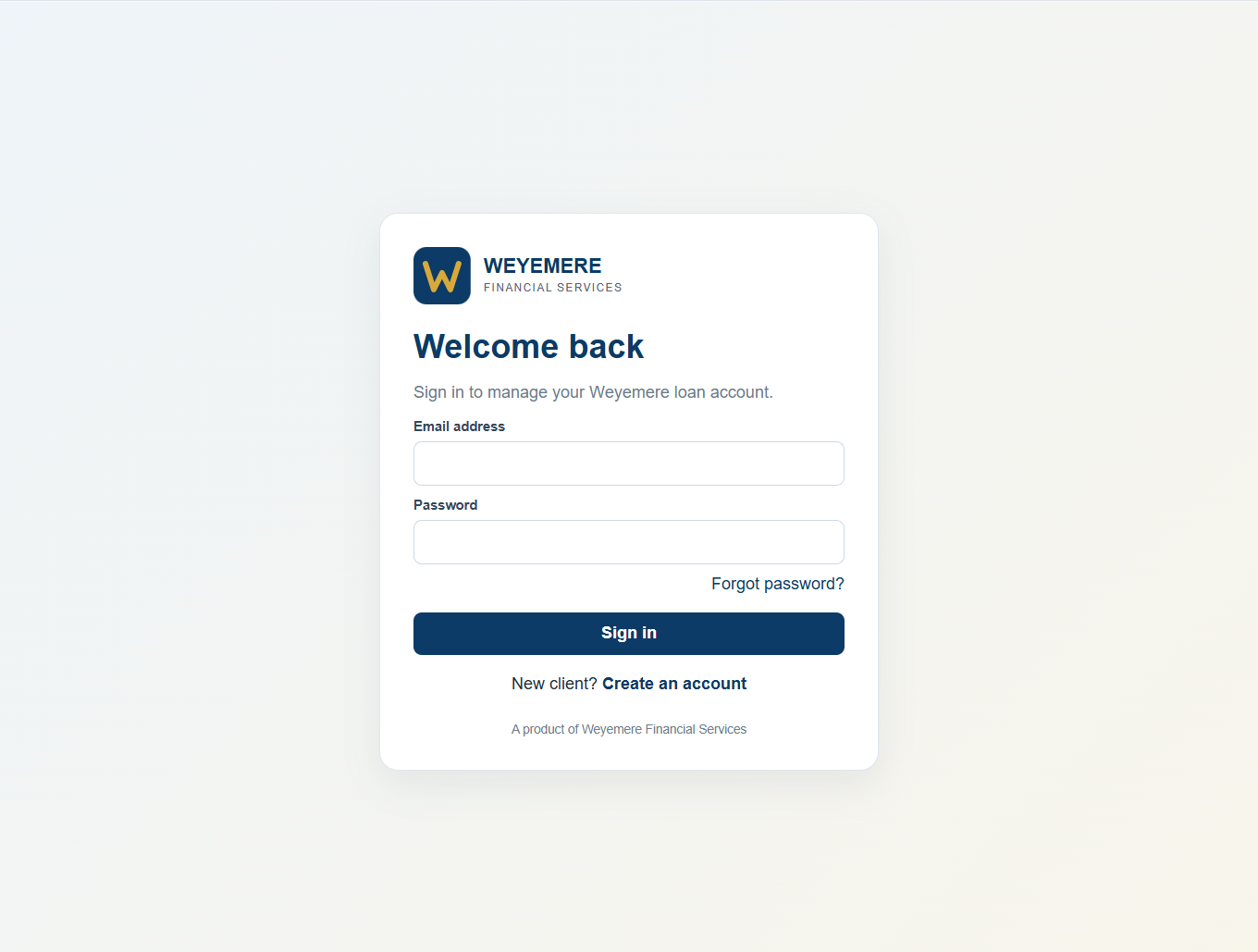 Weyemere Loan Management System for Weyemere Investments